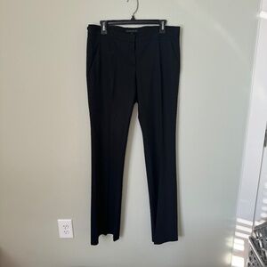 Theory women’s black trouser dress pants with back pockets size 10 M NWOT